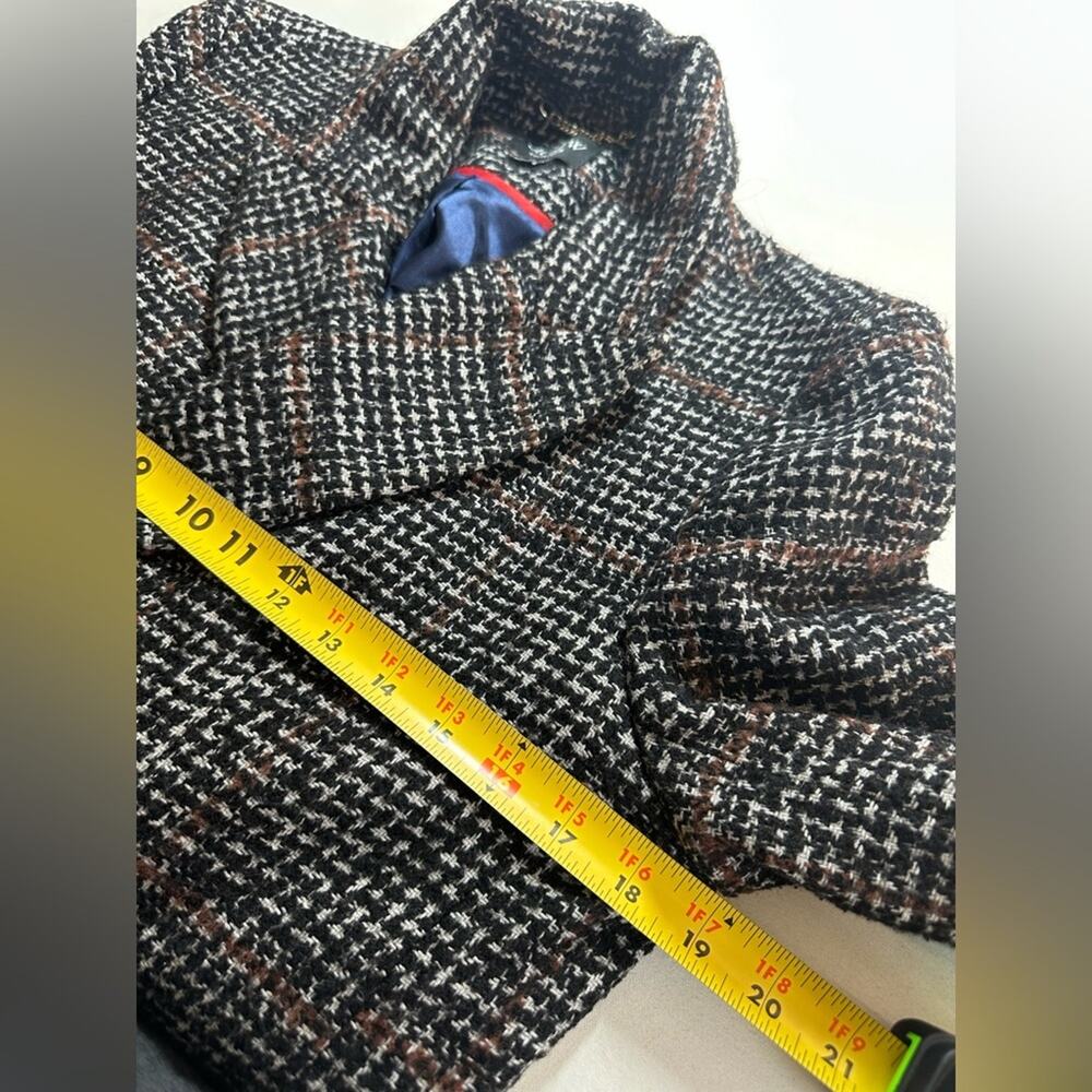 J. Crew Collection Mirabelle Topcoat Women 10 Brown Italian Wool Blend Excellent - Picture 8 of 11